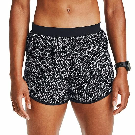 Women's Under Armour Fly By 2.0 Running Shorts Black Rose 1 Women's Under Armour Fly By 2.0 Running Shorts Black Rose
