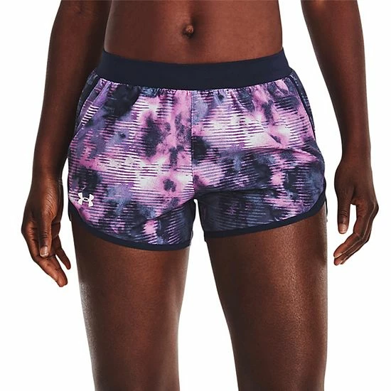 Women's Under Armour Fly By 2.0 Running Shorts Black Rose 9 Women's Under Armour Fly By 2.0 Running Shorts Black Rose - Image 9