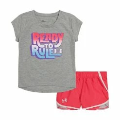 Girls 4-6x Under Armour Ready To Rule Tee & Shorts Set