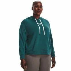 Plus Size Under Armour Rival French-Terry Fleece Hoodie