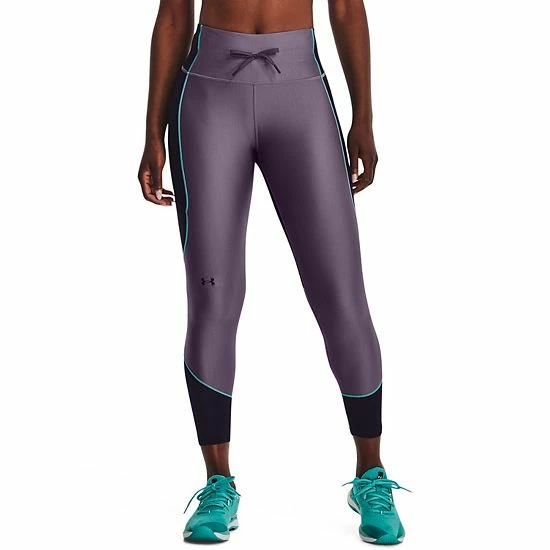 Women's Under Armour HeatGear® 7/8 Leggings Club Purple Neptune 3 Women's Under Armour HeatGear® 7/8 Leggings Club Purple Neptune - Image 3