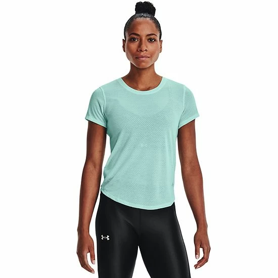 Women's Under Armour Streaker Run Tee Neptune 1 Women's Under Armour Streaker Run Tee Neptune