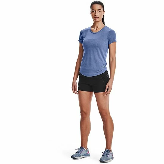 Women's Under Armour Streaker Run Tee Neptune 3 Women's Under Armour Streaker Run Tee Neptune - Image 3