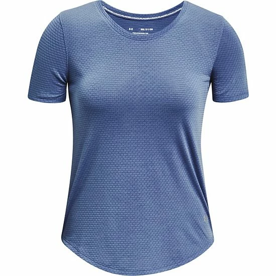 Women's Under Armour Streaker Run Tee Neptune 4 Women's Under Armour Streaker Run Tee Neptune - Image 4