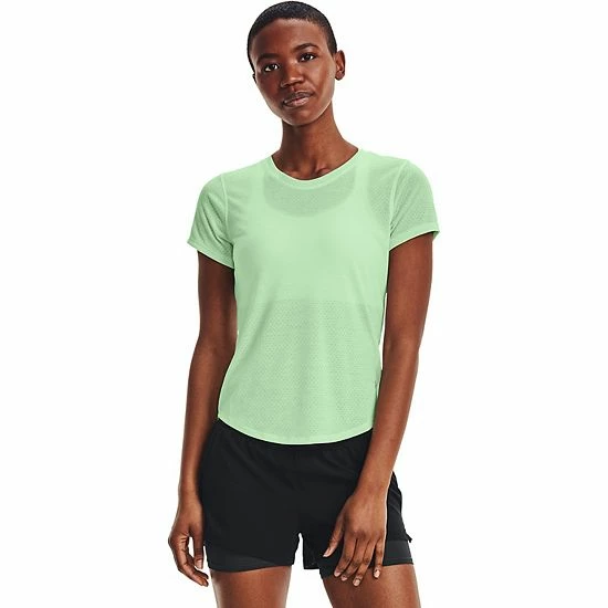 Women's Under Armour Streaker Run Tee Neptune 7 Women's Under Armour Streaker Run Tee Neptune - Image 7