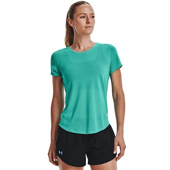 Women's Under Armour Streaker Run Tee Neptune 9 Women's Under Armour Streaker Run Tee Neptune - Image 9