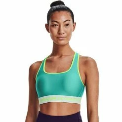 Under Armour Armour® Crossback Pocket Medium-Impact Sports Bra Black -Under Armour SHOP unnamed file 8671