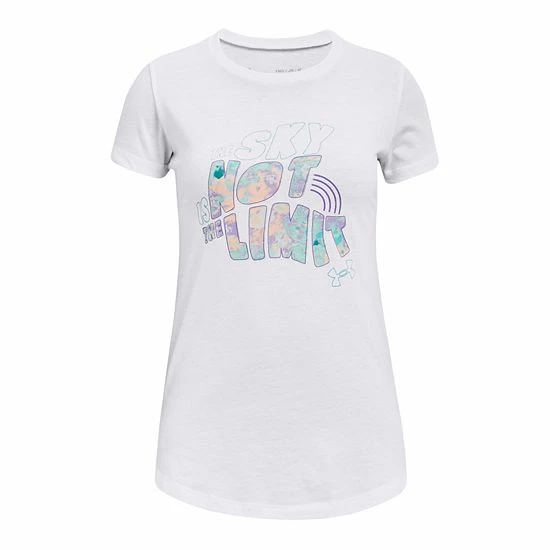 Girls 7-16 Under Armour Sky Is Not The Limit Tee Vivid Lilac 4 Girls 7-16 Under Armour Sky Is Not The Limit Tee Vivid Lilac - Image 4