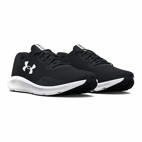 Under Armour Charged Pursuit 3 D Women's Running Shoes White Halo Gray 3 Under Armour Charged Pursuit 3 D Women's Running Shoes White Halo Gray - Image 3