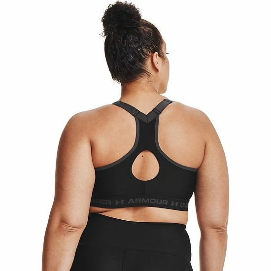 Plus Size Under Armour Crossback High-Impact Sports Bra Black 2 Plus Size Under Armour Crossback High-Impact Sports Bra Black - Image 2