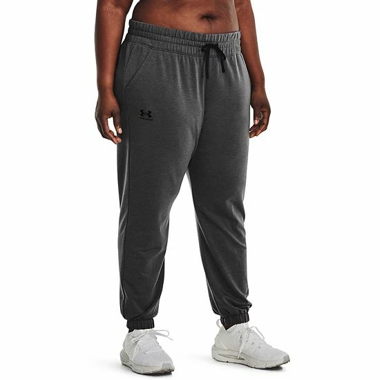 Plus Size Under Armour Rival Terry Joggers Tourmaline Teal 5 Plus Size Under Armour Rival Terry Joggers Tourmaline Teal - Image 5