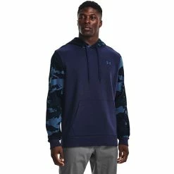 Men's Under Armour Rival Fleece Camo Blocked Hoodie Midnight Navy -Under Armour SHOP unnamed file 880