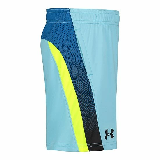 Boys 4-7 Under Armour Digital Warp Fade Basketball Shorts Fresco Blue 3 Boys 4-7 Under Armour Digital Warp Fade Basketball Shorts Fresco Blue - Image 3