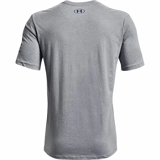 Big & Tall Under Armour Freedom Big Logo Tee Steel 6 Big & Tall Under Armour Freedom Big Logo Tee Steel - Image 6