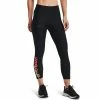Women's Under Armour HeatGear® Graphic No-Slip Waistband Ankle Leggings Black
