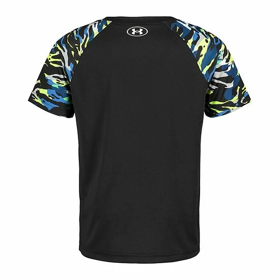 Boys 4-7 Under Armour Tiger Pop Big Logo Raglan Graphic Tee 2 Boys 4-7 Under Armour Tiger Pop Big Logo Raglan Graphic Tee - Image 2