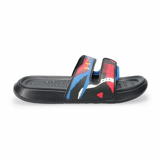 Under Armour Women's Ansa Slide Sandals Fuse Teal Blue 2 Under Armour Women's Ansa Slide Sandals Fuse Teal Blue - Image 2