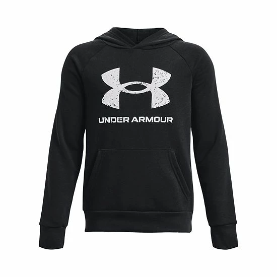 Boys 8-20 Under Armour Big Logo Fill Rival Fleece Hoodie Chicago Blue 15 Boys 8-20 Under Armour Big Logo Fill Rival Fleece Hoodie Chicago Blue - Image 15
