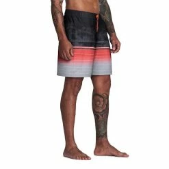 Men's Under Armour Gradient-Striped E-Board Shorts Cruise Blue