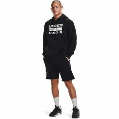 Men's Under Armour Rival Fleece Signature Shorts Black -Under Armour SHOP unnamed file 8957