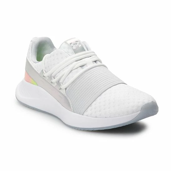Under Armour Charged Breathe Women's Running Shoes White Iridescent 16 Under Armour Charged Breathe Women's Running Shoes White Iridescent - Image 16