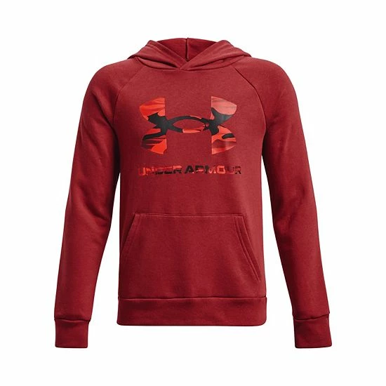 Boys 8-20 Under Armour Big Logo Fill Rival Fleece Hoodie Chicago Blue 16 Boys 8-20 Under Armour Big Logo Fill Rival Fleece Hoodie Chicago Blue - Image 16