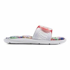 Under Armour Ignite VI Women's Graphic Slide Sandals White Blitz Red -Under Armour SHOP unnamed file 9008