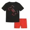 Boys 4-7 Under Armour Double Shadow Logo Graphic Tee & Shorts Set Black