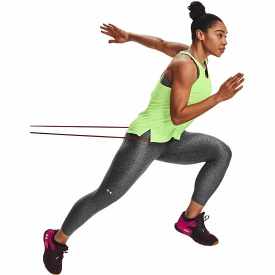 Women's Under Armour HeatGear® No-Slip High-Waisted Ankle Leggings Mauve Pink 5 Women's Under Armour HeatGear® No-Slip High-Waisted Ankle Leggings Mauve Pink - Image 5