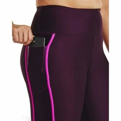 Plus Size Under Armour HeatGear® Shine Mesh High-Waisted Leggings Black 8 Plus Size Under Armour HeatGear® Shine Mesh High-Waisted Leggings Black -Under Armour SHOP unnamed file 9053