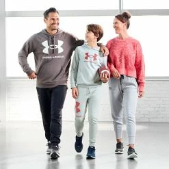 Boys 8-20 Under Armour Big Logo Fill Rival Fleece Joggers Gray -Under Armour SHOP unnamed file 907