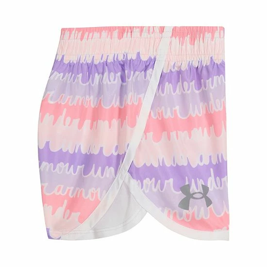 Toddler Girl Under Armour Script Heart Tee & Shorts Set 2 Toddler Girl Under Armour Script Heart Tee & Shorts Set - Image 2