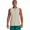 Men's Under Armour Baseline Tank Top Black Red