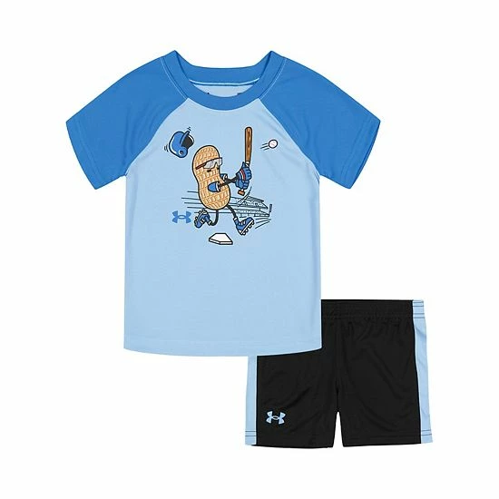 Baby Boy Under Armour Baseball Peanut Graphic Tee & Shorts Set 1 Baby Boy Under Armour Baseball Peanut Graphic Tee & Shorts Set