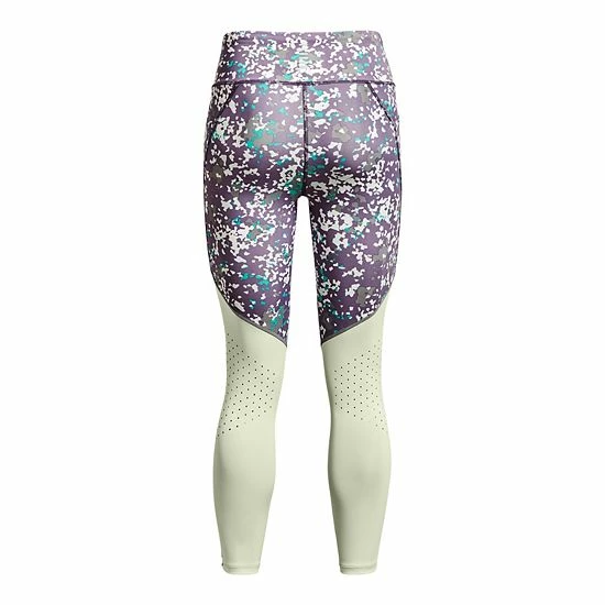 Women's Under Armour Fly Fast 3.0 Printed 7/8 Leggings Club Purple Mint 8 Women's Under Armour Fly Fast 3.0 Printed 7/8 Leggings Club Purple Mint - Image 8