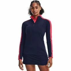 Women's Under Armour Storm Midlayer Golf Half-Zip Top Blue Flannel -Under Armour SHOP unnamed file 9279
