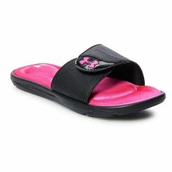 Under Armour Ignite IX Women's Slide Sandals Pink Surge Black