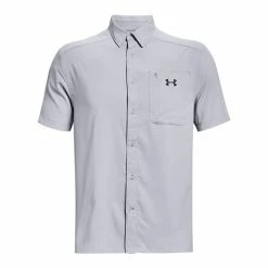 Men's Under Armour Drift Tide 2.0 Fitted Performance Button-Down Shirt Marine Od Green -Under Armour SHOP unnamed file 9371