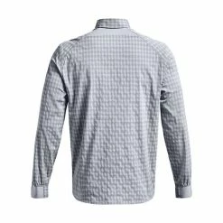 Men's Under Armour Drift Tide 2.0 Regular-Fit Plaid Button-Down Shirt Mod Gray -Under Armour SHOP unnamed file 9385