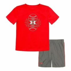 Boys 4-7 Under Armour Inside Baseball Graphic Tee & Shorts Set
