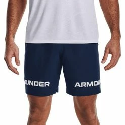 Big & Tall Under Armour Graphic Wordmark Woven Shorts Academy