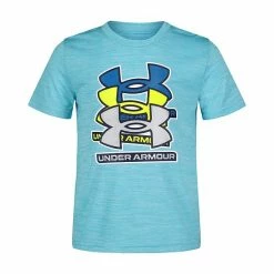 Boys 4-7 Under Armour Sticker Stack Logo Graphic Tee Red