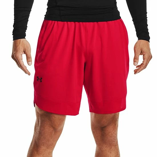 Men's Under Armour Stretch Training Shorts Red 5 Men's Under Armour Stretch Training Shorts Red - Image 5