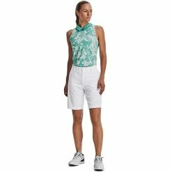 Women's Under Armour Zinger Sleeveless Polo Vermillion -Under Armour SHOP unnamed file 9519