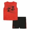 Boys 4-7 Under Armour Helios Logo Graphic Muscle Tank Top & Shorts Set