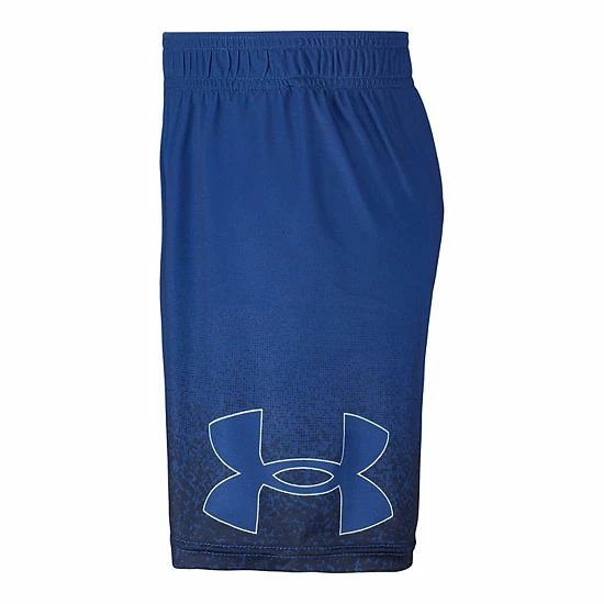 Boys 4-7 Under Armour Big Logo Shorts Royal 2 Boys 4-7 Under Armour Big Logo Shorts Royal - Image 2