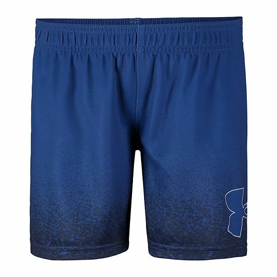 Boys 4-7 Under Armour Big Logo Shorts Royal 3 Boys 4-7 Under Armour Big Logo Shorts Royal - Image 3