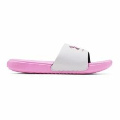 Under Armour Ansa Kids' Graphic Slide Sandals Stellar Pink