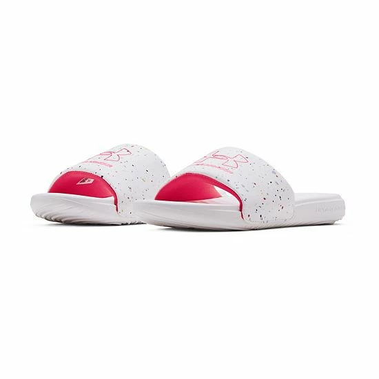 Under Armour Ansa Kids' Graphic Slide Sandals Stellar Pink 5 Under Armour Ansa Kids' Graphic Slide Sandals Stellar Pink - Image 5