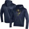 Men's Under Armour Navy Notre Dame Fighting Irish Football Icon Pullover Hoodie
